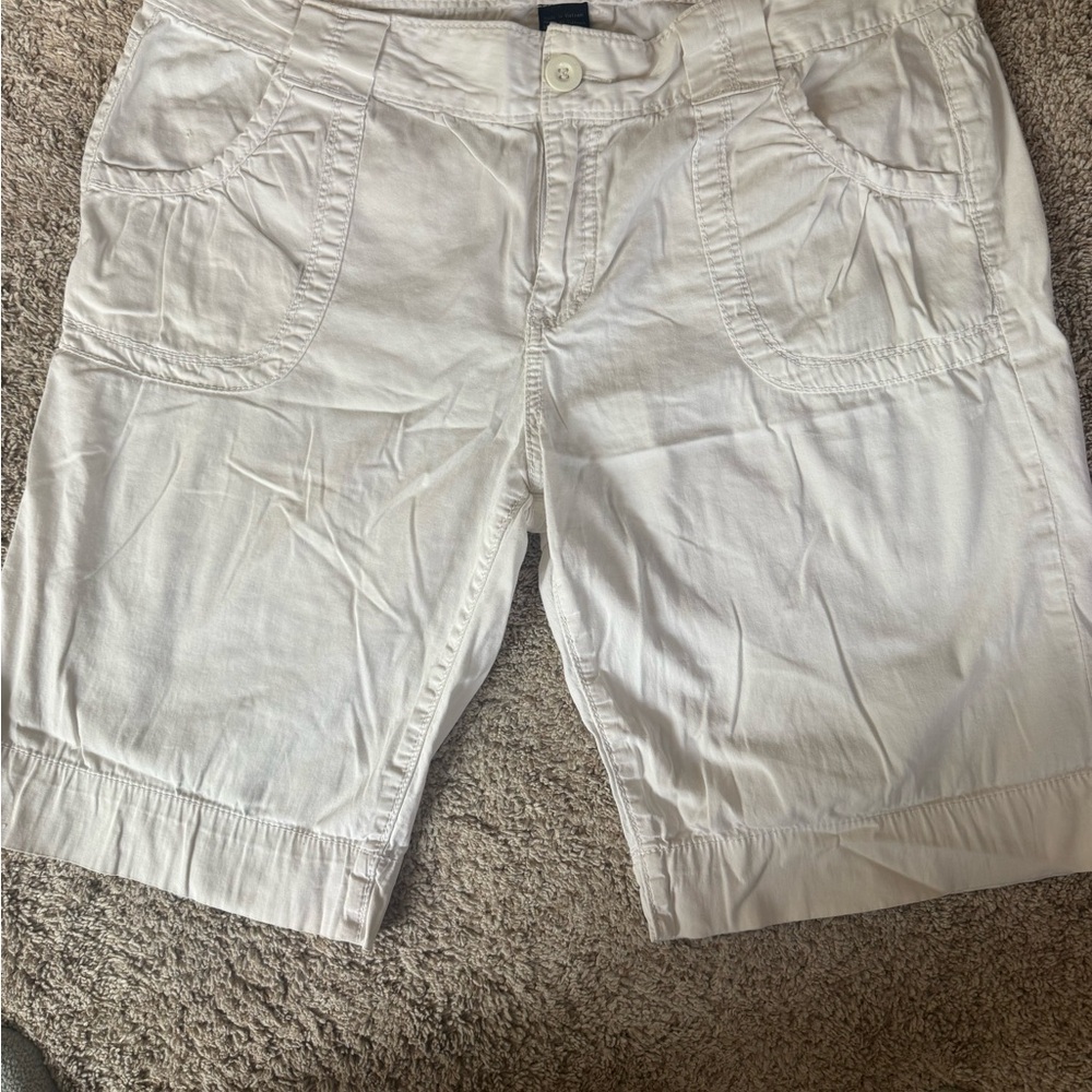 Calvin Klein Jeans Cream Women's Bermudas